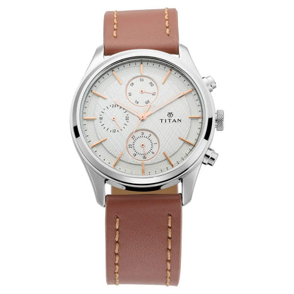Titan Neo Iv Analog Silver Dial Men's Watch -NM1805SL01 / NL1805SL01/NP1805SL01