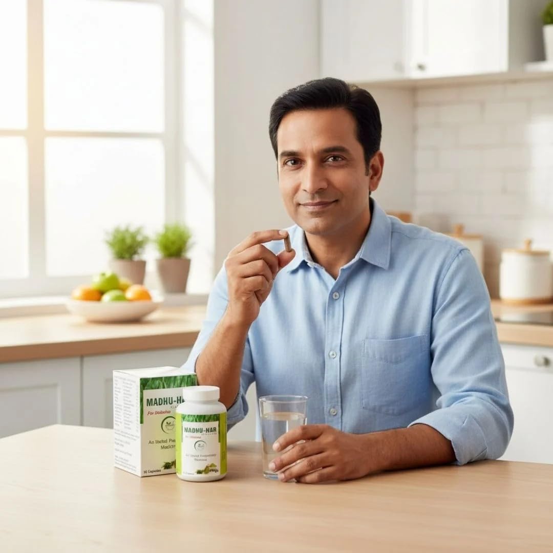 Madhuhar Herbal Capsules For Sugar – 30 Caps