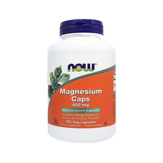 Now Foods Magnesium Capsules 400 mg - 180 Capsules