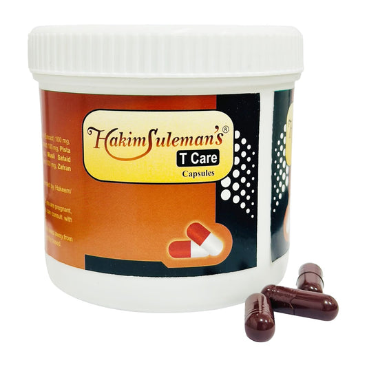 Hakim Suleman's T Care Capsule – Immunity Booster & Energy Support, Ayurvedic Herbal Supplement - 45 Capsules