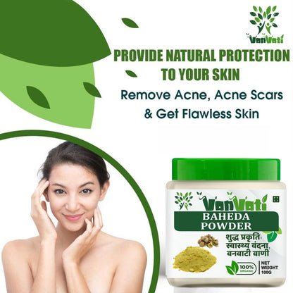 VANVATI Premium Baheda Powder Herbal For Health Care And Wellness Powder 100gm