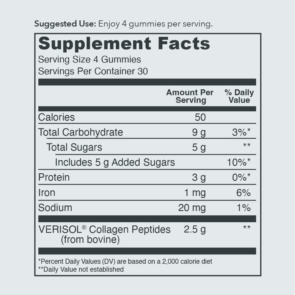 Vital Proteins Collagen Gummies, 2.5g of Clinically-Tested Collagen for- image 6