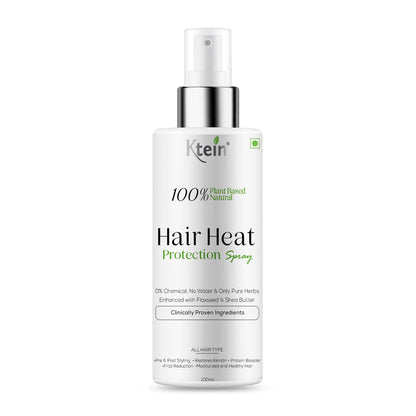 100% Plant based Natural Hair Heat Protection Spray 100ml