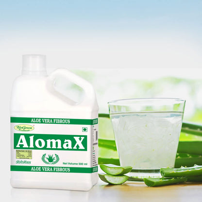 BioGreen Healthcare AlomaX Aloe Fibrous Juice (500 ml)