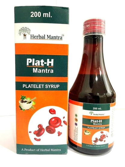 Plate-H Mantra – Ayurvedic Platelate Syrup for Immunity & Platelet Boost (200ml)