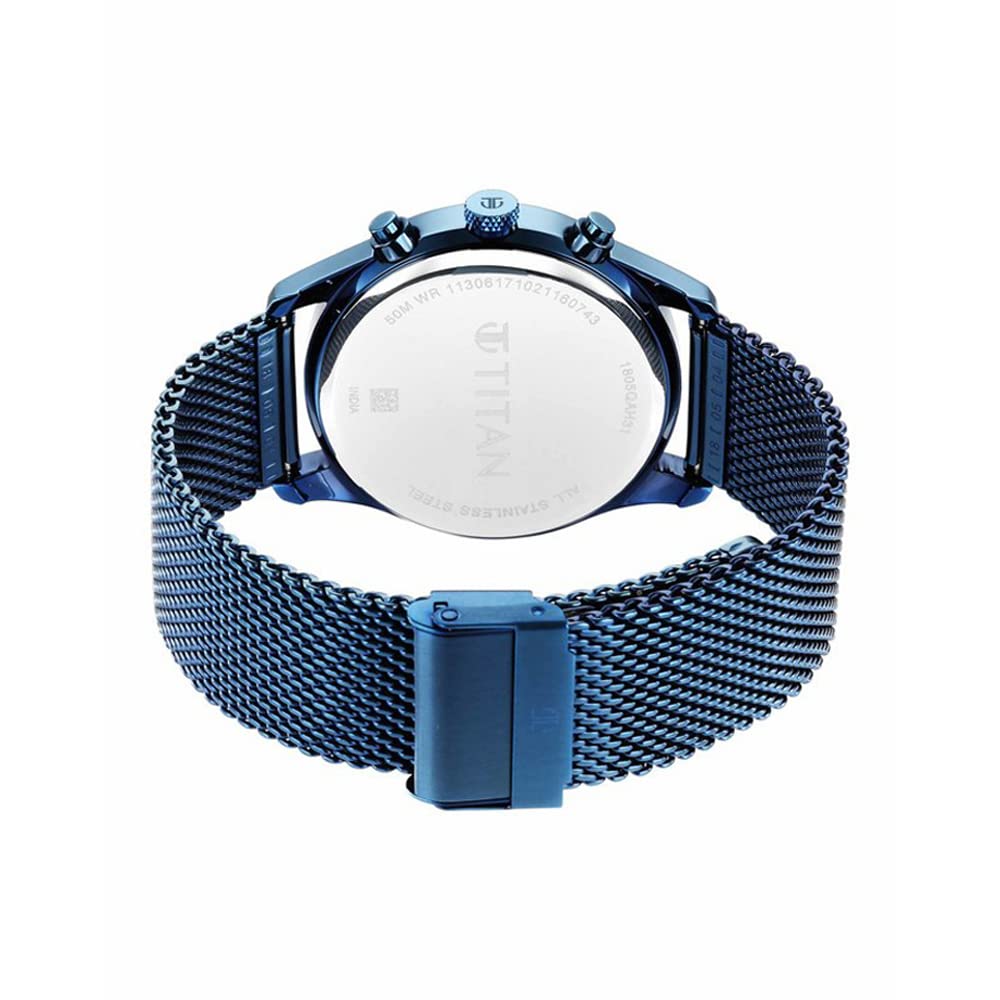 Titan Neo Splash Sartorial Quartz Multifunction Midnight Blue Dial Meta- image 7