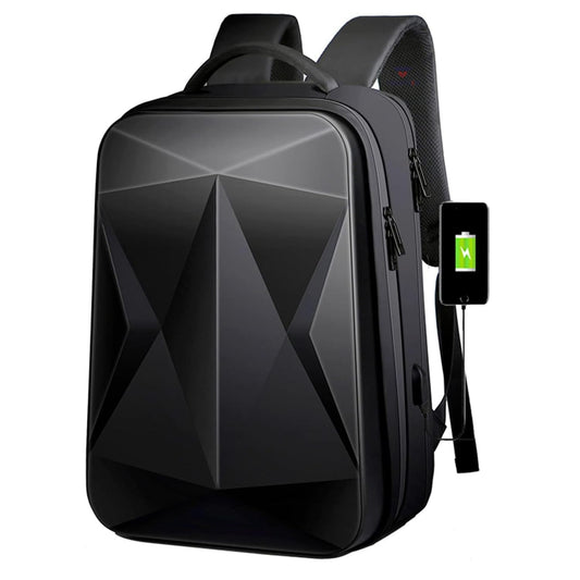 TOURTIER Hard shell Business Travel Laptop Backpack with USB Charging Port Daypa