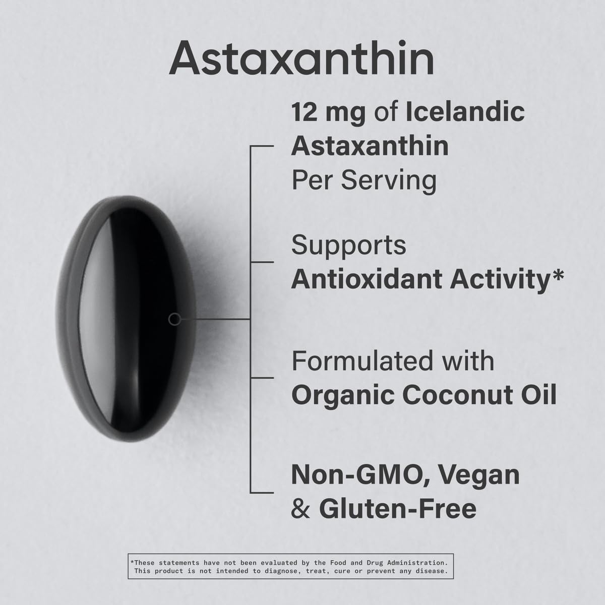 Sports Research Astaxanthin (Highest Potency) 12Mg Per Veggie Softgel W- image 8