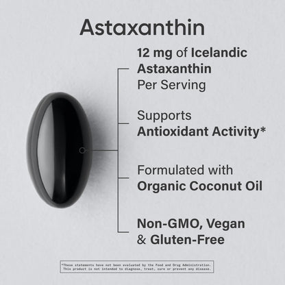Sports Research Astaxanthin (Highest Potency) 12Mg Per Veggie Softgel W- image 8