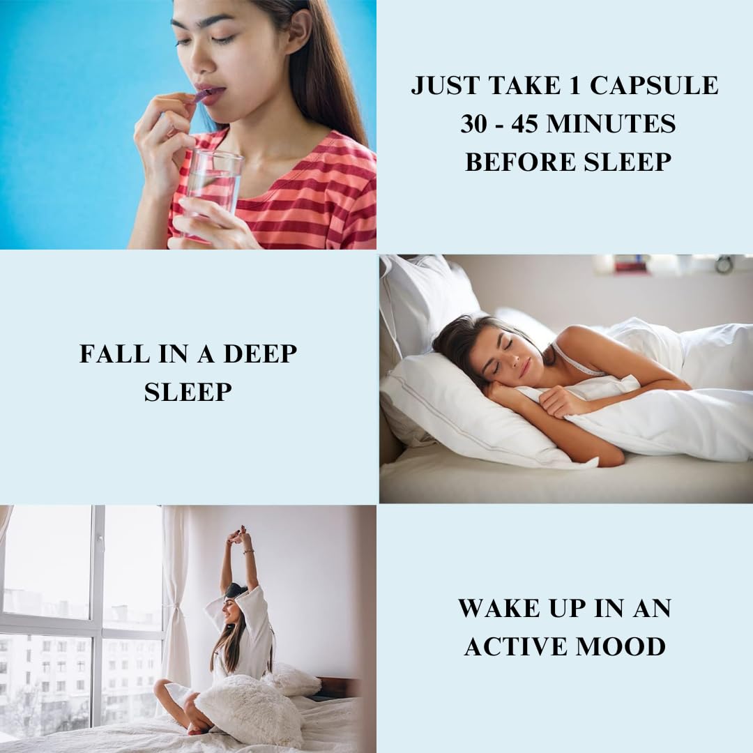 Neuhack Nindra Sleep Support Supplement | Ayurvedic capsule for relaxation and brain wellness - 30 Capsules