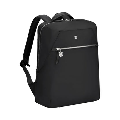 Victorinox Victoria Signature Women Compact Backpack, 14'' Laptop & 10'' Tablet Pocket, Black, Swiss designed (612203)