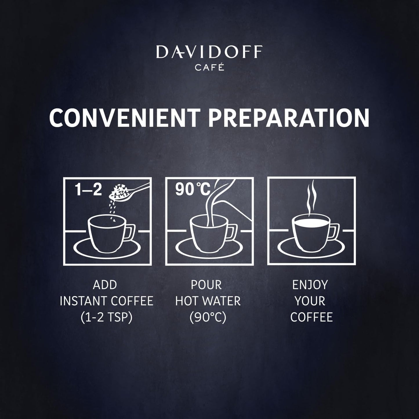 Davidoff espresso 57 Dark & Chocolatey Instant Coffee, 100% Arabica 100g (From Germany)
