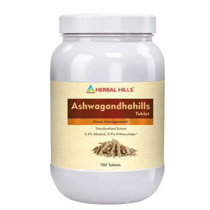 Herbal Hills Ashwagandha Tablets (700 Tablets (Pack of 5))