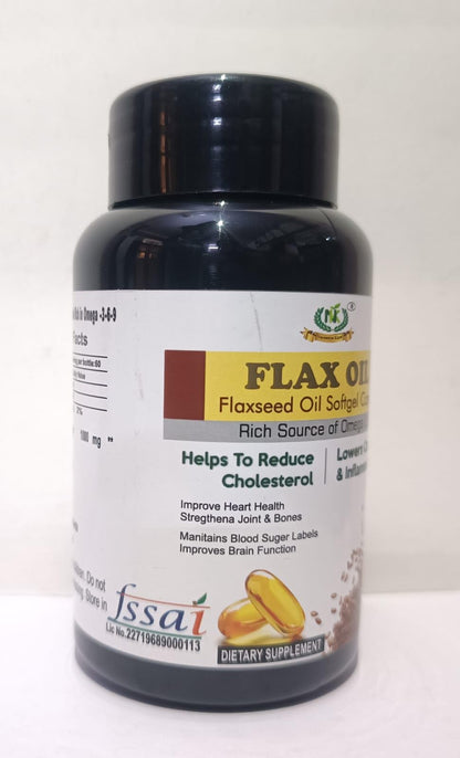 Flaxseed Oil Capsule 1000 Mg