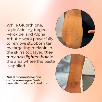 NICONI Tan Vanish Gluta-Kojic Skin Polish | Instant Tan Removal & Glow | Infused with Kojic Acid & Glutathione | Ideal for All Skin Types | Lightens Suntan | 180g