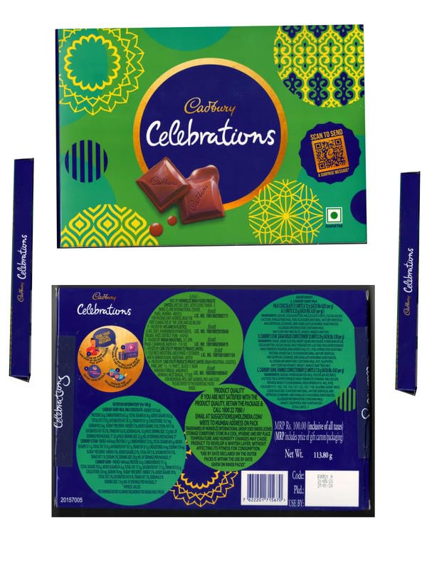 Rakhi Gift for Brother with Chocolates Gift Combo | Premium Rakhis with Chocolates and Roli Chawal Tika | Rakhi for Brother with Gift Hamper (Combo-2)