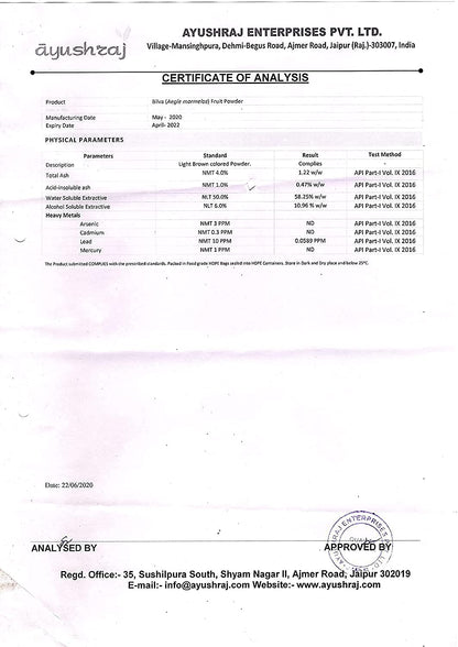 Belgiri powder/Bel Bael Powder/Bel Bael Giri Powder/Aegle Marmelos Belg- image 2