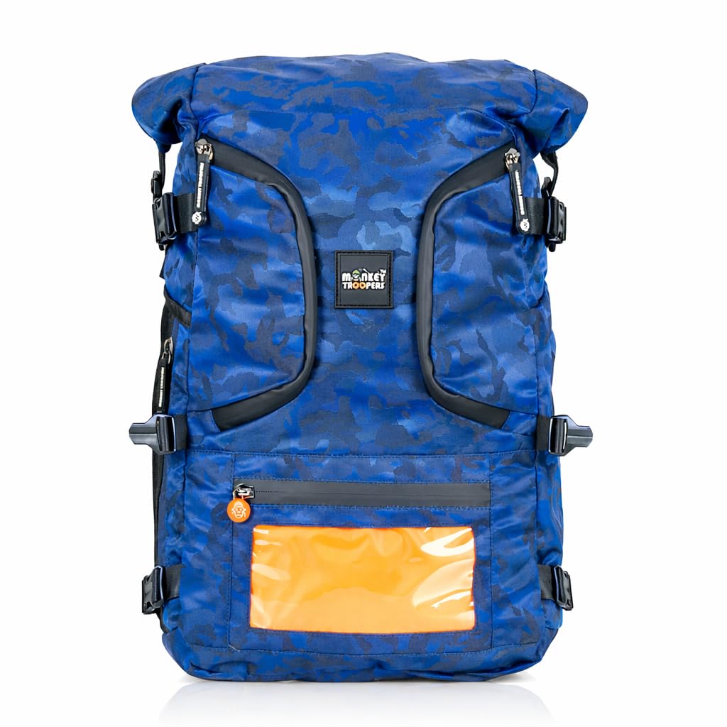 MONKEY TROOPERS Stormy Travel Backpack Bag for Man & Women, 25L