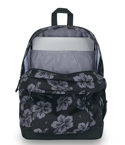 JanSport 5 Compartments Cool Student Backpack, Luau Life, One Size, Cool 15-Inch Laptop Backpack, Black, 34 Litres