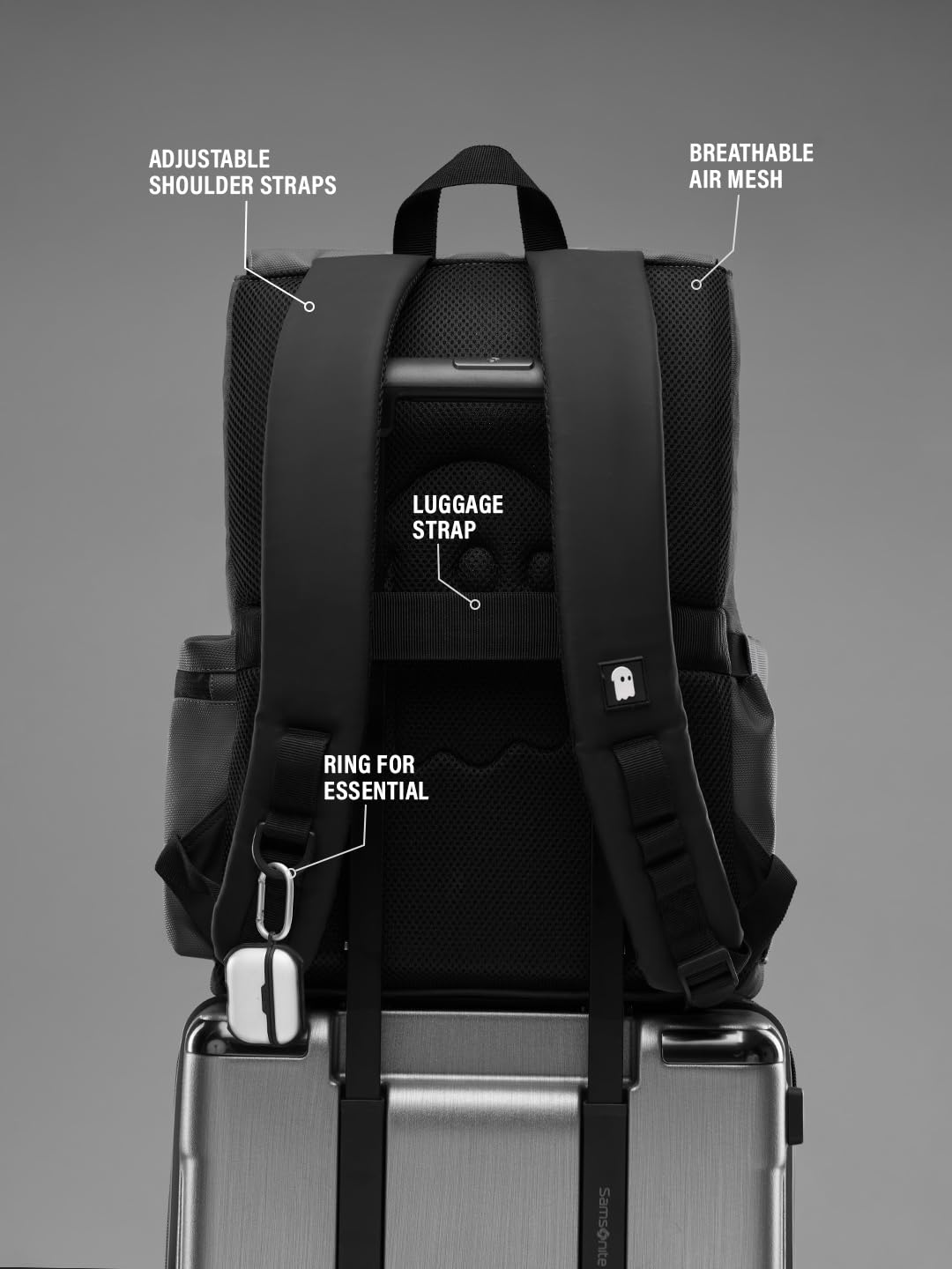 The Souled Store Star Wars: Mandalorian Backpacks | Official Lucasfilm Merchandise | Premium Water-Resistant Laptop Bag with Grogu Graphic | Durable Urban Travel Rucksack for Men & Women