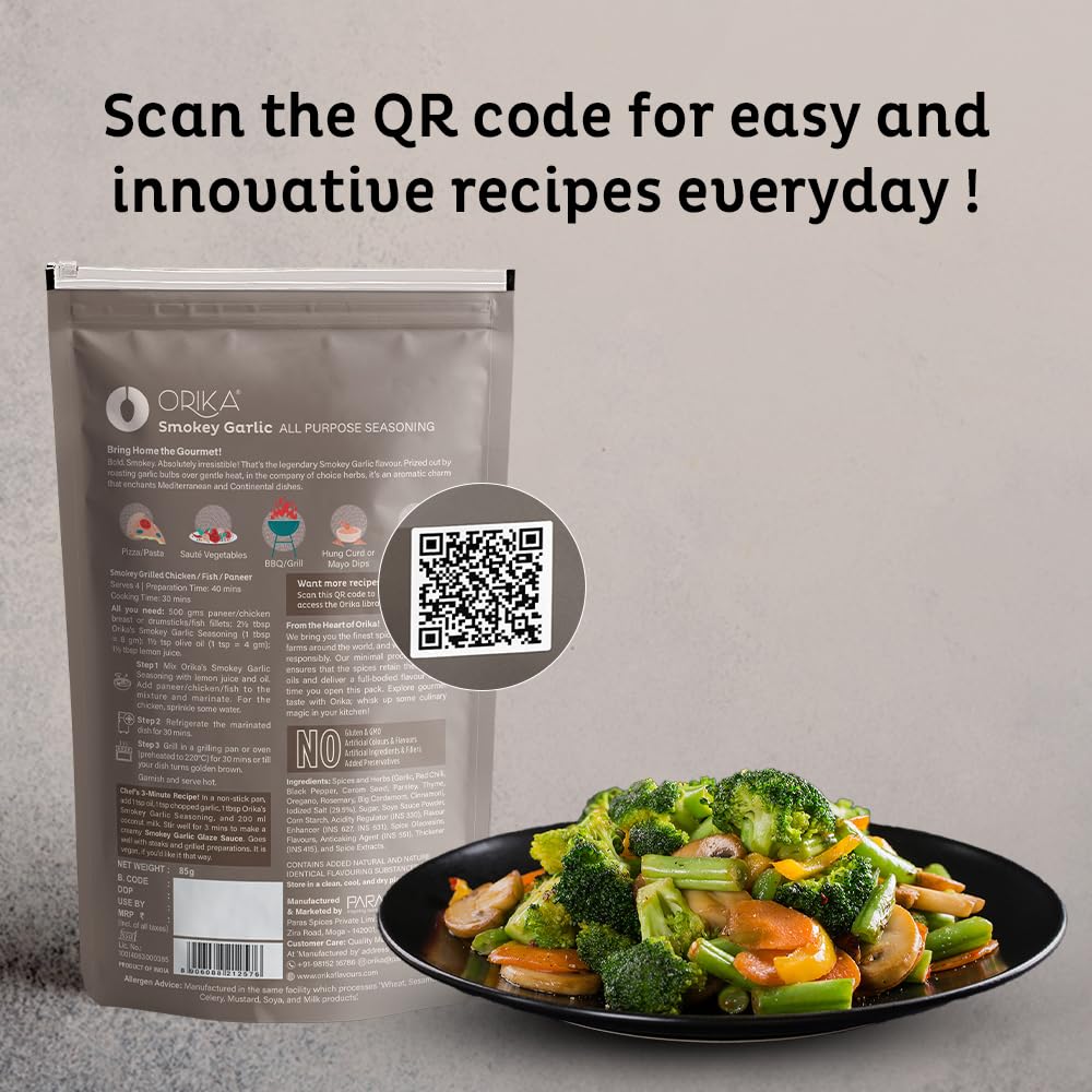 Orika Smokey Garlic All Purpose Seasoning (75G / 85G, Pack of 1)