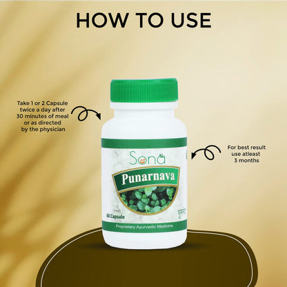 Sona Health Care Punarnava Extract Capsules – Pack of 2