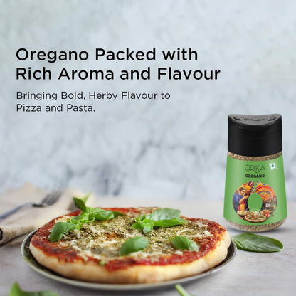 Orika Oregano Oregano Seasoning | Full Bodied Oregano Herbs | Ideal Seasoning For Pizza, Pasta, Marinades And Soups | No Artificial Flavours And Colours, 16 Gram