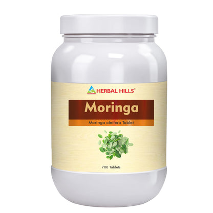 Herbal Hills Moringa Tablets (700 Tablets (Pack of 2))
