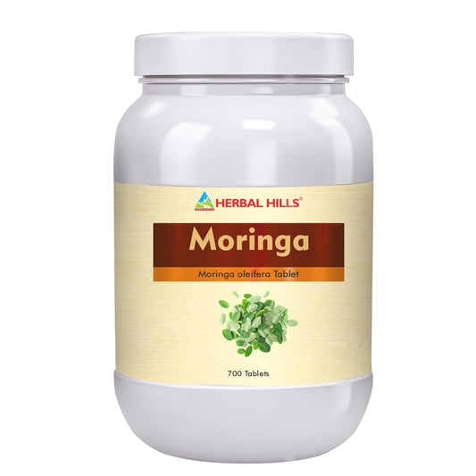 Herbal Hills Moringa Tablets (700 Tablets (Pack of 2))