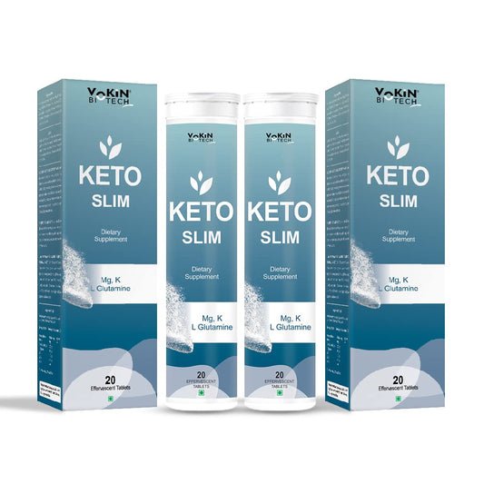 Vokin Biotech Keto Slim Tablets For Weight Loss Dietary Supplement Effervescent