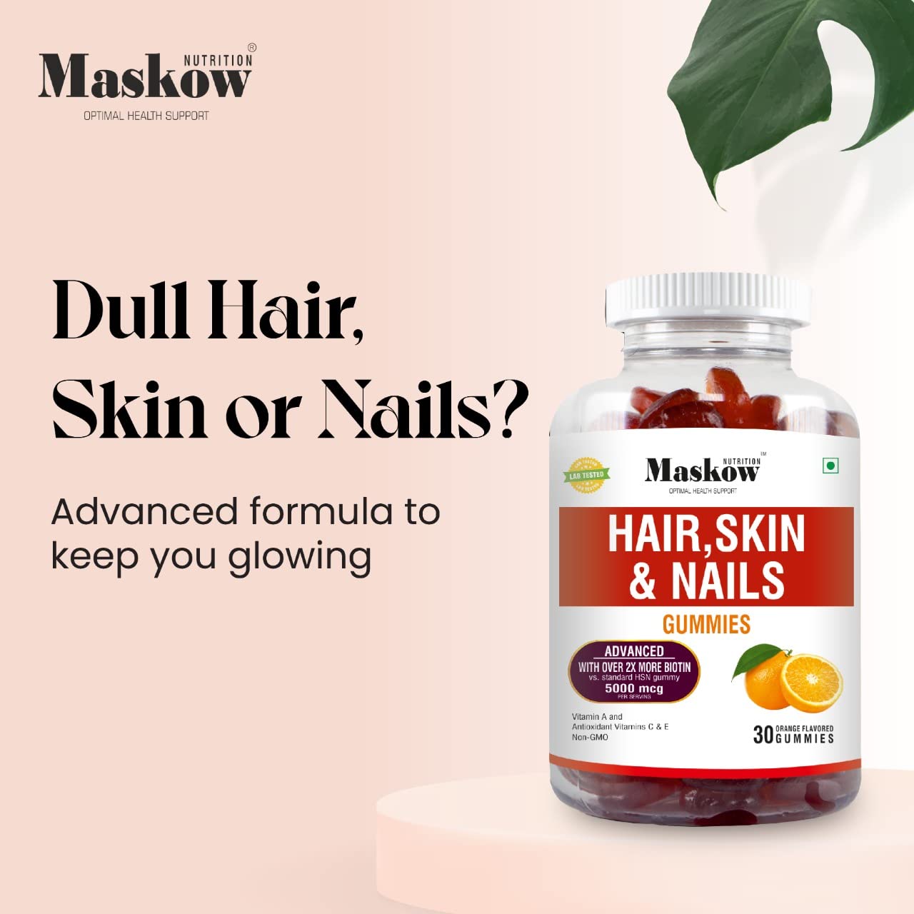 MASKOW NUTRITION HAIR SKIN & NAILS GUMMIES