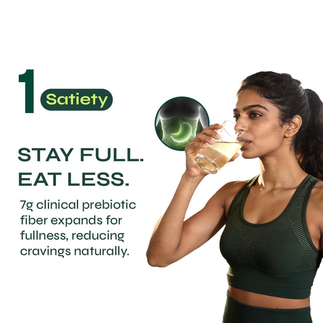 Fitty Metabolic Daily Prebiotic & Probiotic Sachets | 20 Billion CFU Synbiotic Formula with 7g Fiber Blend & 1000mg L-Carnitine | Gut Health, Digestion, Metabolism & Satiety Support | 15 Sachets