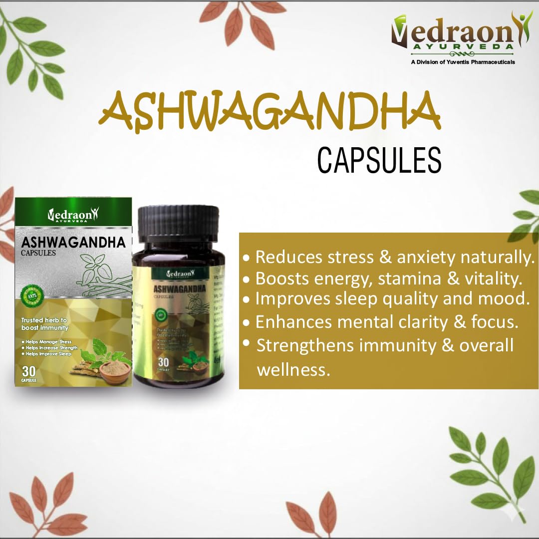 Vedraon Ayurveda Ashwagandha Capsules