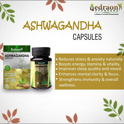 Vedraon Ayurveda Ashwagandha Capsules