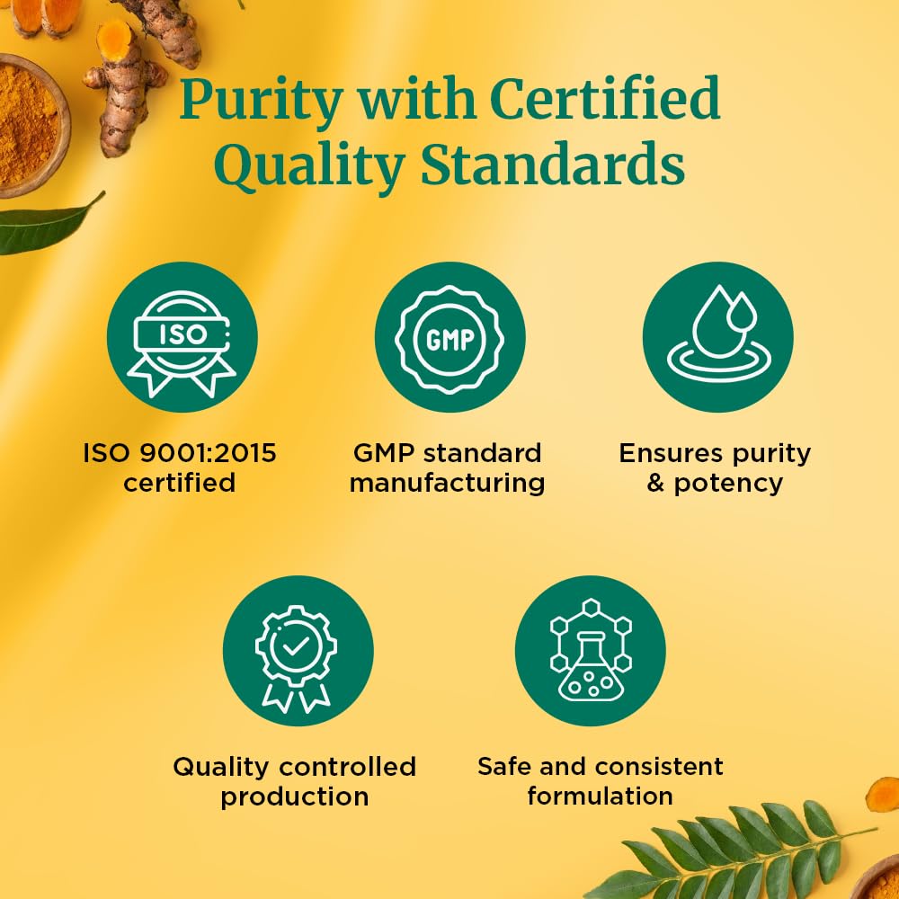 Giosun CurcuAmrit Drops | Curcumin-Rich Ayurvedic Wellness| Natural Immunity Support | Rich Antioxidant Support | Enhanced Absorption with Maricha | Herbal Daily Wellness Drops | 30ml