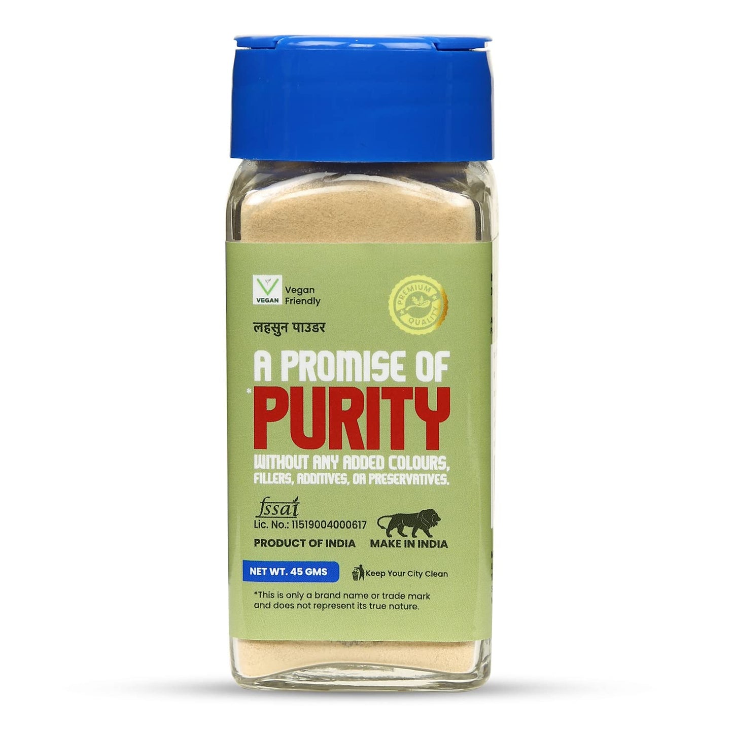 CRISTA Dehydrated Garlic Powder | 100% Pure Lehsun Powder | Ready to use | Farm Fresh | Zero added Colours, Fillers, Additives & Preservatives | 45 gms