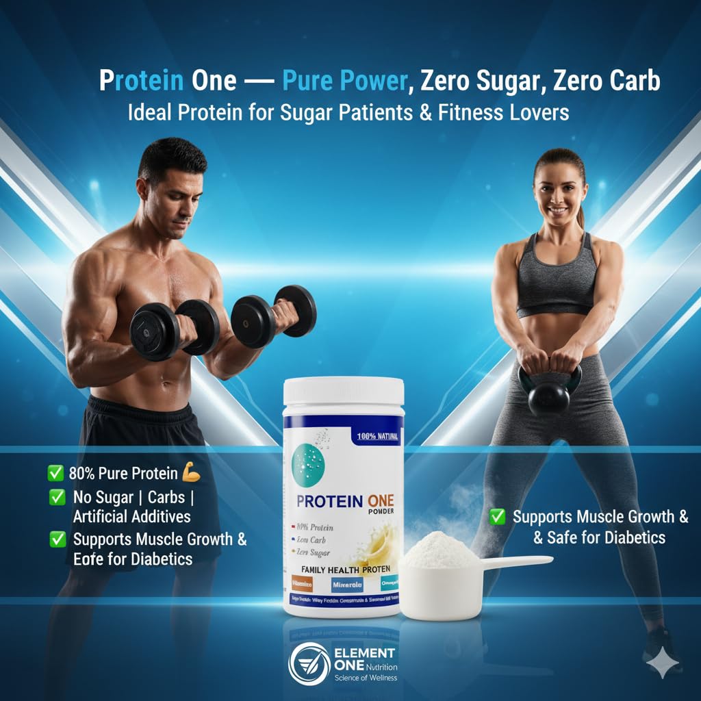 Protein One – Daily Protein Nutrition Supplement with Vitamins, Minerals & Herbs | Protein Powder for Men & Women | Easy to Mix & Digest 1 Pc