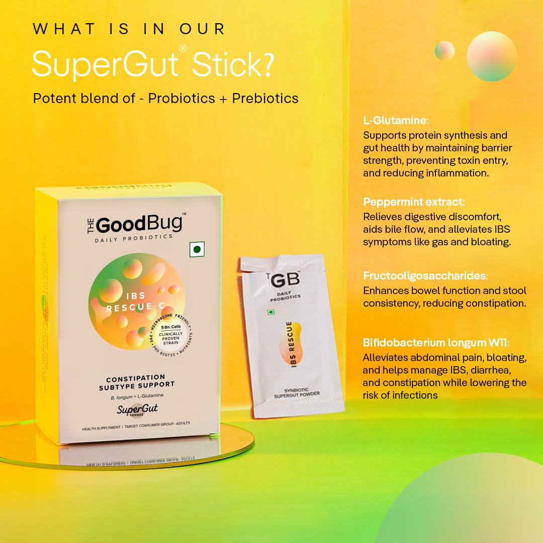 The Good Bug Ibs Rescue C Supergut Powder For Constipation Relief & Irr- image 7