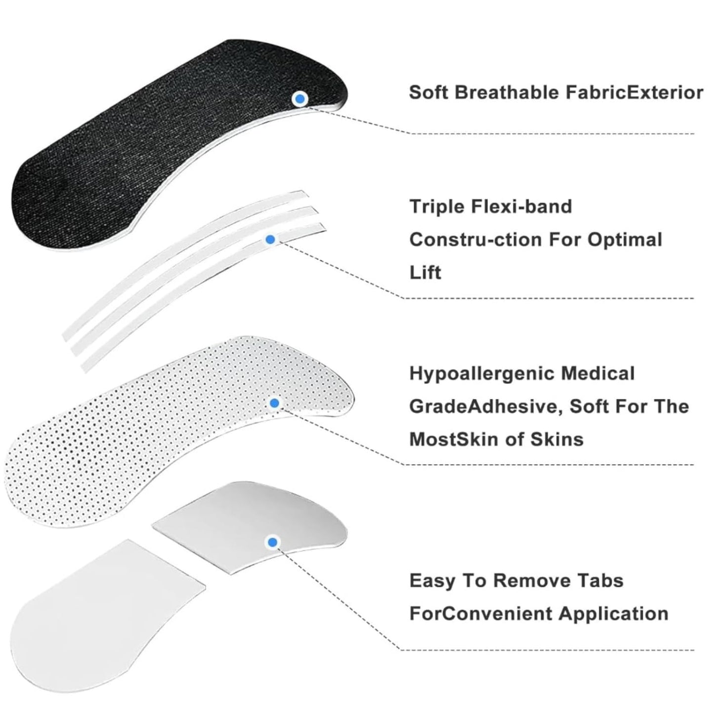 KESESU Nose Strips for Breathing – Flexible Nasal Strip Comfortable Fit, Secure Hold, Non-Slip Adhesive Tape, Sport and Sleep Strips,Nasal Expander (30 Count)