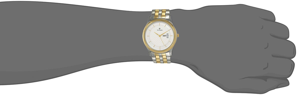 Titan Gents Karishma Analog Silver Dial Men's Watch-NN1824BM01/NP1824BM01