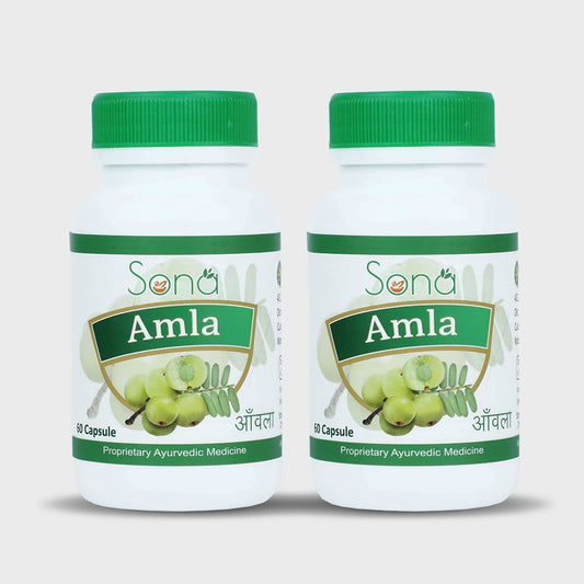 Sona Amla Powder Capsules - 60 Capsules (Pack of 2)