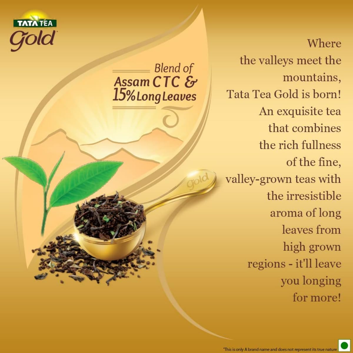 Tata Tea Gold | Assam teas with Gently Rolled Aromatic Long Leaves | Rich & Aromatic Chai | Black Tea | 500gram|Loose Leaves