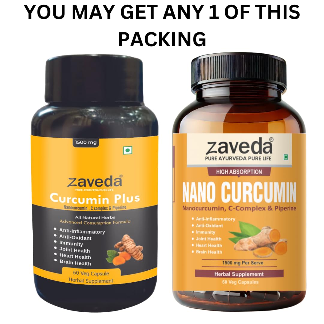ZAVEDA Nano Curcumin Plus 1500mg | Pure Nano Curcumin with Biopiperine- image 7