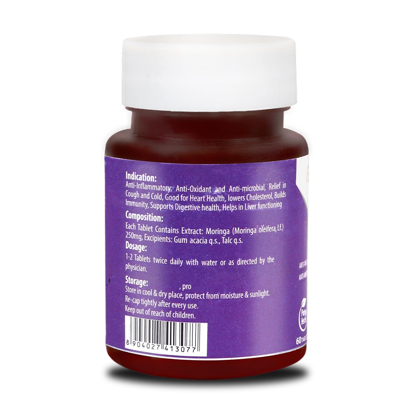 Baidyanath Moringa Tablets 60 Tabs (Pack of 1) –Drumstick Leaf Tablets|- image 2