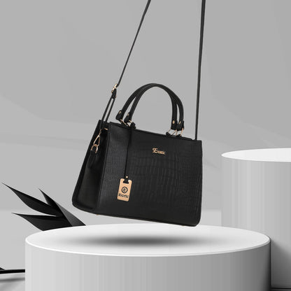 EXOTIC formal hand bag for women (Black)