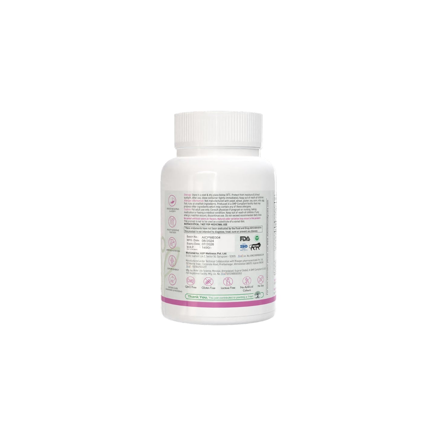 Autoimmunity Care Pancreatic Multi-Enzyme Care | High-Potency Digestive Enzymes & Pancreatin Capsules | Pancreas Supplements, Liver & Gallbladder Support | Gut Health & Digestion Support | 60 Caps (60 doses)