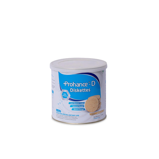 Prohance D Diskettes | Healthy Snacks for Men and Women - 250 gm, High Protein Diskette, Essential Vitamins, Minerals and Antioxidant - Jeera Flavor | 100% Veg