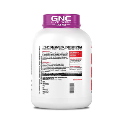 GNC Pro Performance Power Protein | 4 lbs/1.81 Kg | 6 In One Stack | 1500 Mg Creatine| No Added Sugar| 2744 MG BCAA | Informed Choice Certified | 30g Protein | 2.2g L-Glutamine | Energy Features Enzymes For Better Digestion | Double Rich Chocolate| Formul