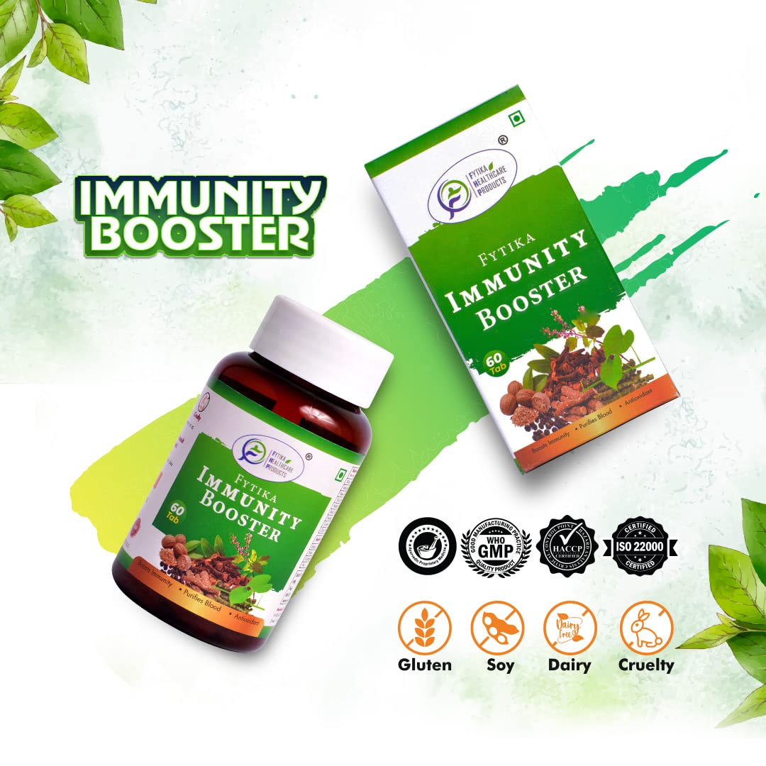 FYTIKA Immunity Booster Tablet for Adults | Natural Supplement To Boost Immune System (60 Tab)