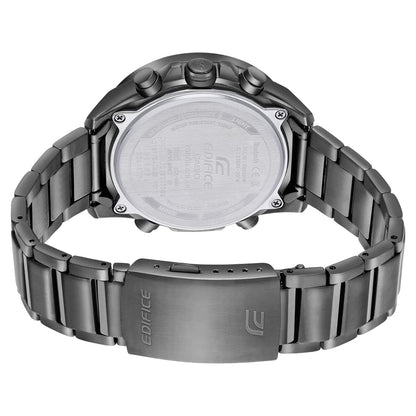 Casio Edifice ECB-900MDC-1ADR Gray Analog-Digital Dial Gray Ion Plated Stainless Steel Band Men's Watch Smartphone Link World Time ED527